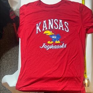Kansas Jayhawks - Men's Short Sleeve Tee (Red)